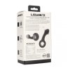 Vibrating Bulb Silicone Prostate Massager with Loop - Black